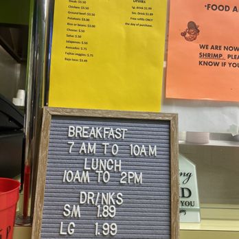 Chely’s Mexican Grill menu 2